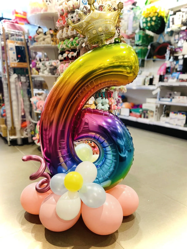 Air filled balloons decoration